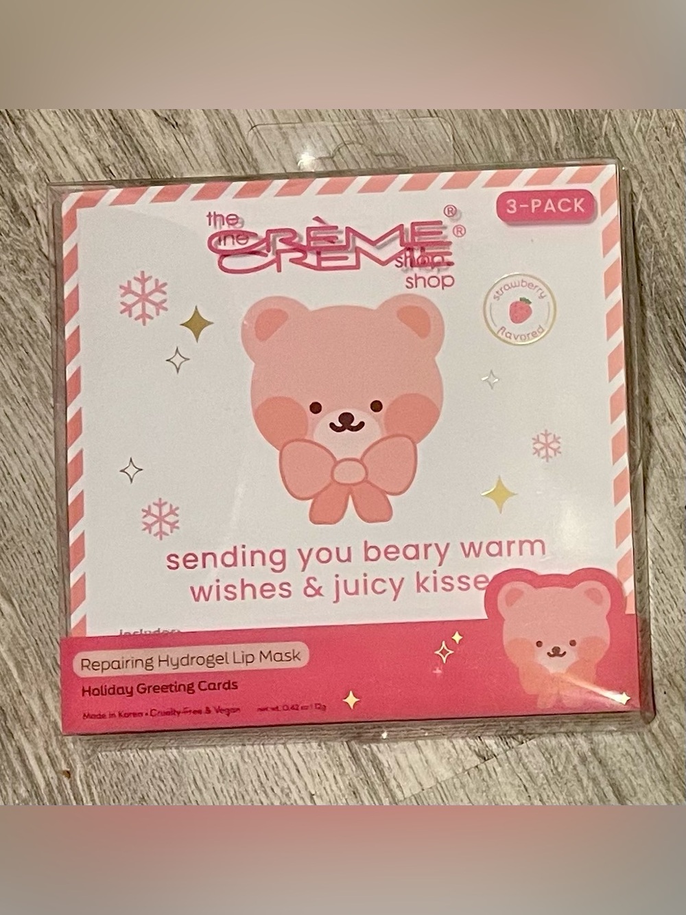 The Creme Shop Healing Honey Lip Masks (3 pack) Brand New in Box